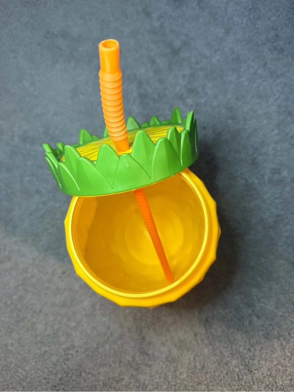 Summer Pineapple Tumbler Cup with Straw